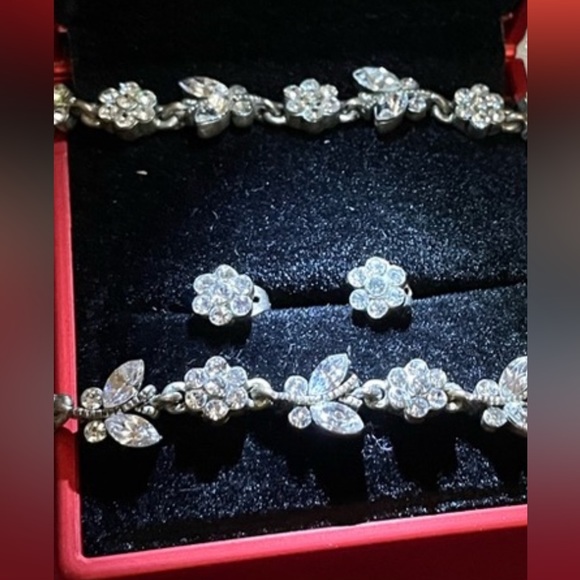 Beautiful vintage necklace/earing set - Picture 2 of 6